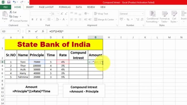 how to Calculate Compound Interest into Excel ||Hindi|| by my technology смотреть онлайн
