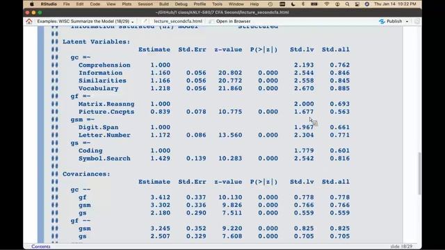 R - Hierarchical Confirmatory Factor Analysis Lecture смотреть онлайн