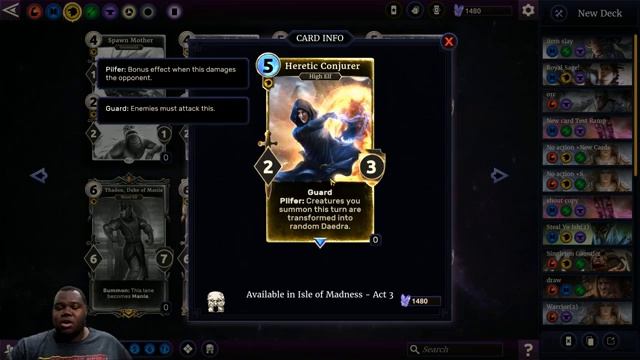 Biki's Isle Of Madness Card Review - The Elder Scrolls Legends Part 2 смотреть онлайн