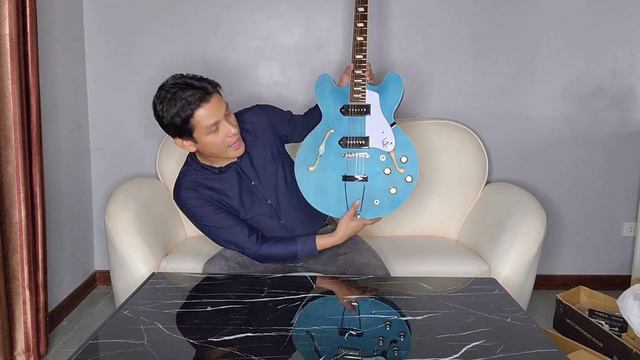 Unboxing Epiphone Casino โปร Lazada 12:12 смотреть онлайн
