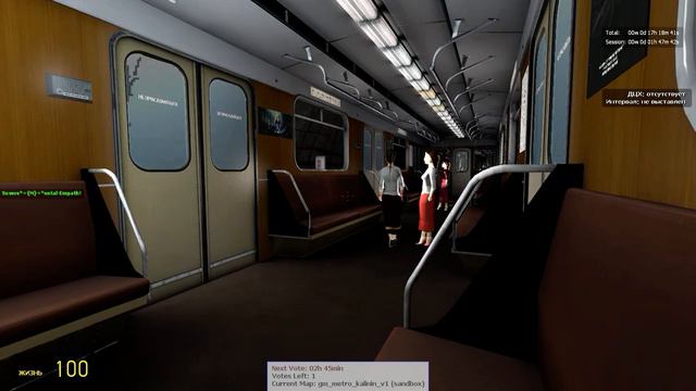 Garry's Mod - Metrostroi: Атмосферная покатушка в салоне Номерного с разговорами о том, о сём.:) смотреть онлайн