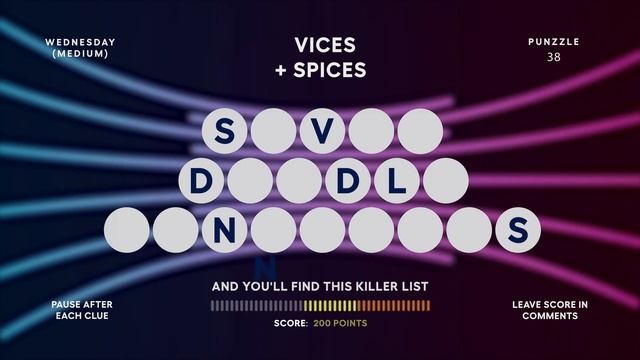 Punzzle #38: Vices + Spices смотреть онлайн
