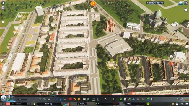 ОЧЕНЬ УНИКАЛЬНЫЙ РАЙОН! ЖД, ФАБРИКА, ОСОБНЯКИ В Cities Skylines Nurburg #5 смотреть онлайн