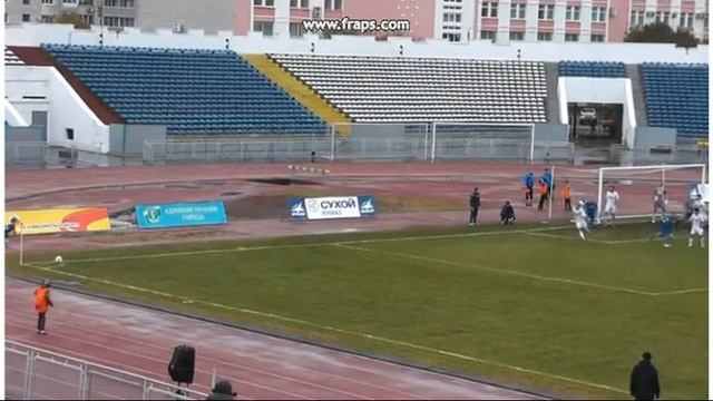 Гол Артема Михеева ("Смена") в ворота "Сахалина" смотреть онлайн