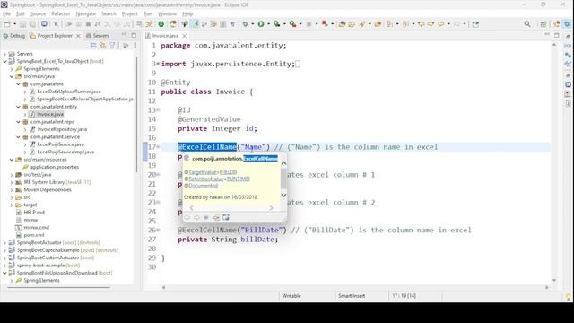 Converts Excel data into List of Objects and save the data into MySQL DB | MySQL | Excel | POIJI AP смотреть онлайн
