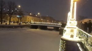 Снег над Петербургом под прекрасную музыку Микаэла Таривердиева «Снег над Ленинградом»