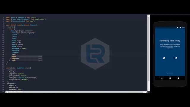 React Native insert vidio by URL смотреть онлайн