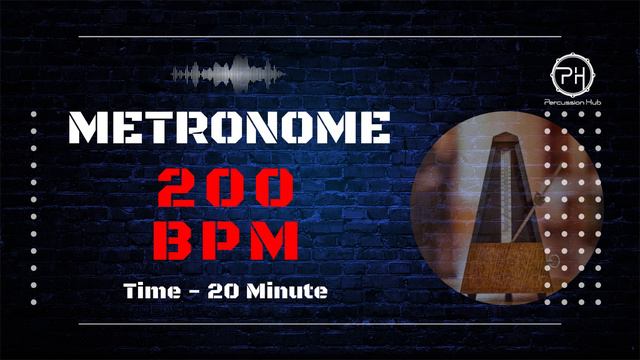 200 BPM Metronome | 20 Minute смотреть онлайн