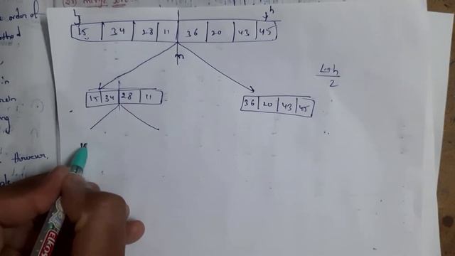 Divide and conquer strategy || general method || merge sort with an example and algorithm || DAA смотреть онлайн