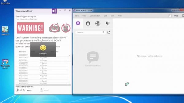 Viber Sender Elite программа для рассылок в Вайбер. Viber Bulk Message