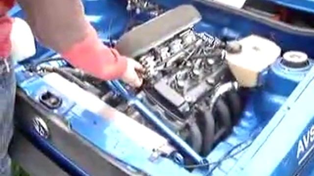 Hayabusa engine in a VW Mk1 Golf!.flv смотреть онлайн