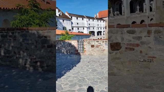 замок Ческий Крумлов , смотровая из замка смотреть онлайн