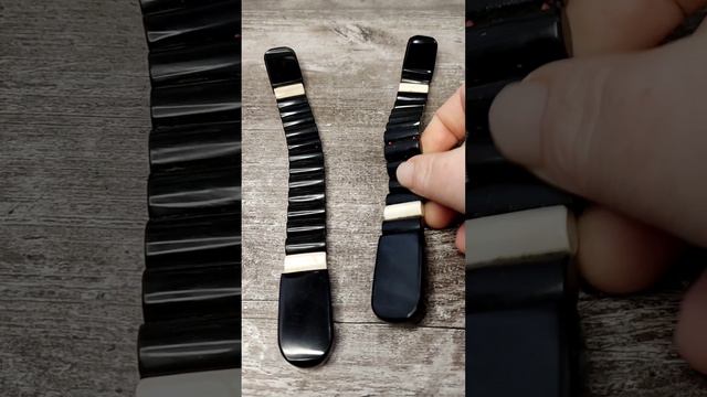 Эбонит, вставки бивень мамонта