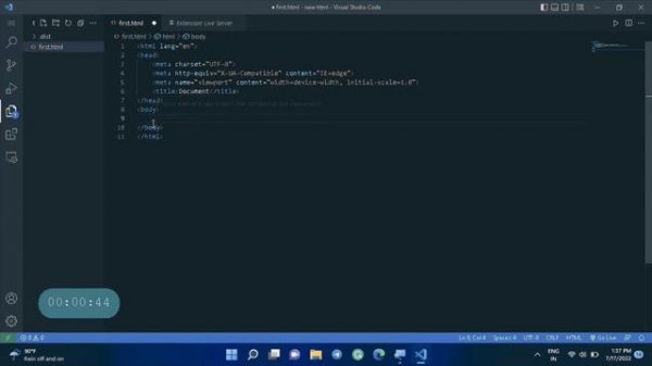 Download live server in visual studio code using for auto refresh || Install live server in vs code
