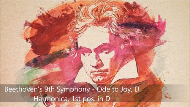 Beethoven's 9th Symphony: Ode to Joy - D Harmonica смотреть онлайн