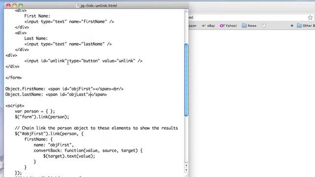 JS 4U 134: Unlinking Data смотреть онлайн