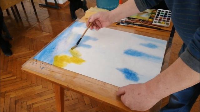 Мастер-класс по акварели.Александр Потехин