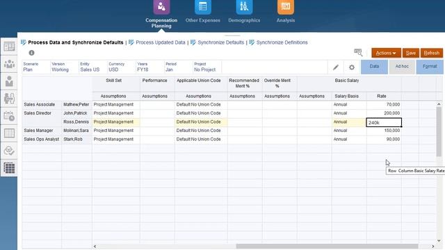 Performing Employee and Job Mass Updates in Oracle Enterprise Planning Cloud смотреть онлайн