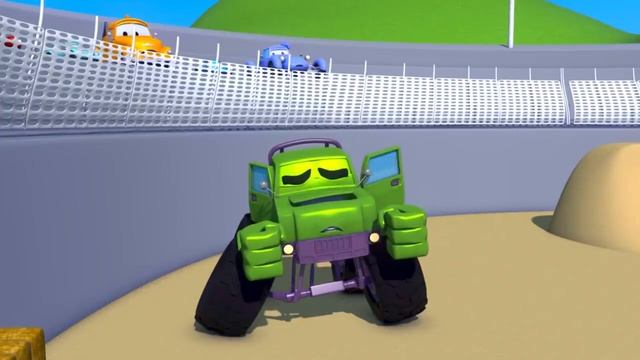 Грузовик Гидросамолёт! Трансформер Карл в Автомобильный Город смотреть онлайн