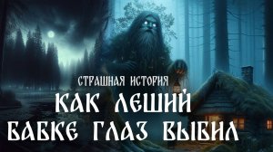 Страшная история "Как леший бабке глаз выбил"