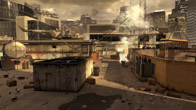Modern Warfare 2 Highrise Dreamscene Video Wallpaper смотреть онлайн