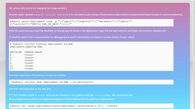 Update a Deployment image in Kubernetes смотреть онлайн