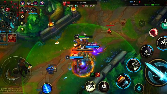 Wild rift"god"jax- jax vs Renekton BARON lane season 10 смотреть онлайн