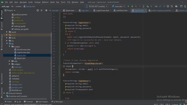 Step By Step FirebaseAuth With Flutter смотреть онлайн