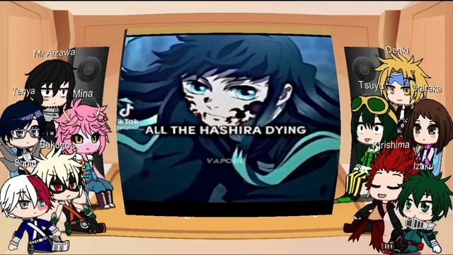 Mha/Bnha Villains (LOV + Pro Heroes) React to Demon Slayer || HASHİRAS || KNY x MHA - PART #1 смотреть онлайн