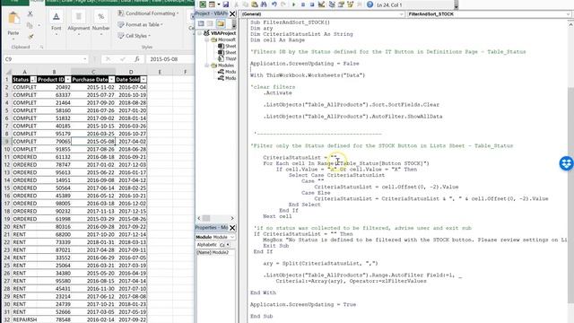 Dynamic Filter with VBA смотреть онлайн