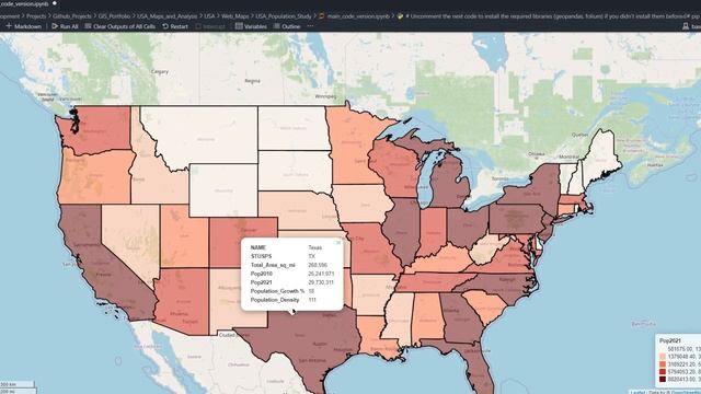 USA Population Study using Folium смотреть онлайн