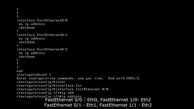 STERRA . Настройка криптошлюза. Часть 2 - Базовая настройка интерфейсов.