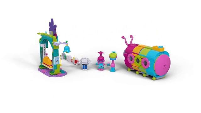 LEGO Trolls World Tour Радужный автобус троллей 41256 смотреть онлайн