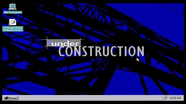 Windows 95 "Chicago" Build 122 смотреть онлайн