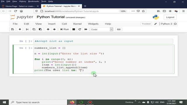 List As User Input In Python | Python 4 You | Lecture 7 смотреть онлайн