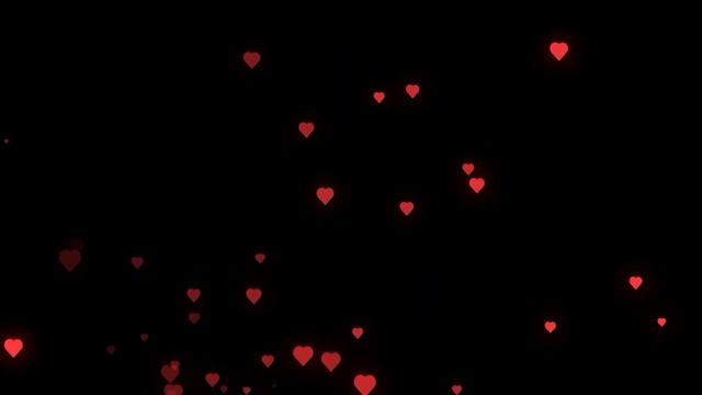 Сердечки красивый фон для видео на весь экран Темный фон HD смотреть онлайн