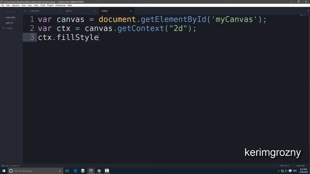 HTML Canvas - Урок 3 смотреть онлайн