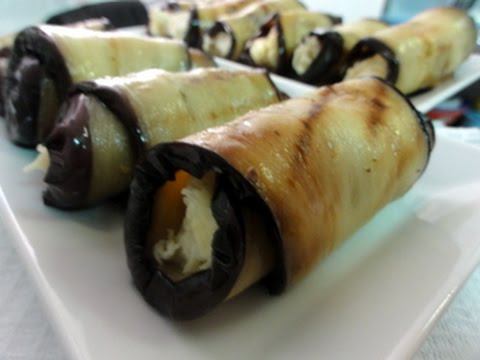 Рулетики из баклажанов. смотреть онлайн