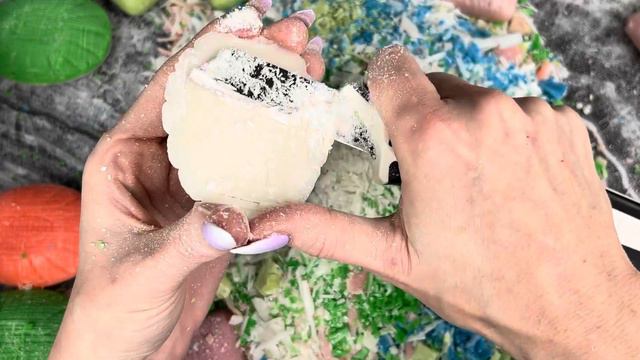 ✨ASMR✨ Soap Cubes On Dalan And Duru. Soap Cutting. #asmr #soapcubes #relaxing #soapcutting