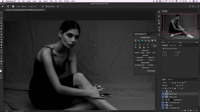 Ретушь Ростового Портрета | Full Body Portrait Retouch | Dymova Retouching смотреть онлайн