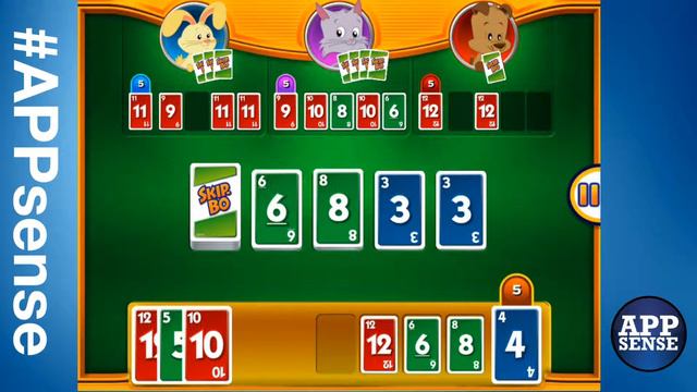 Skip Bo - Gameplay - iPad and iPhone iOS Games смотреть онлайн