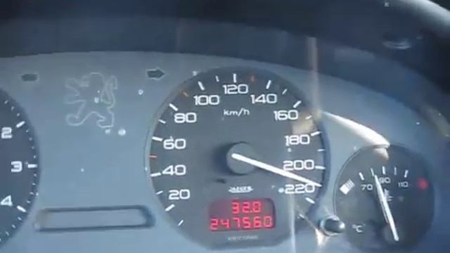 Peugeot 406 12V Sedan 217 kmt (60,27 meter pr sec) смотреть онлайн