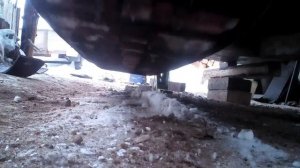 Соединение гусеницы в замок.