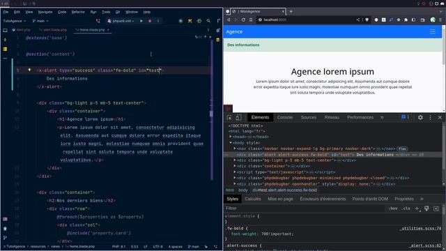 Découverte de Laravel 10 : Les composants blade смотреть онлайн