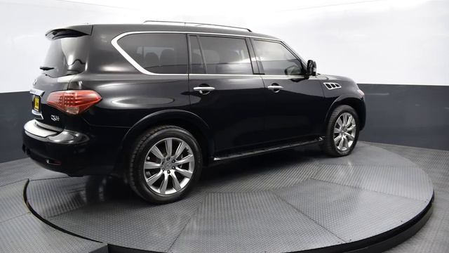 2012 Black Obsidian INFINITI QX56 4D Sport Utility #C9317834-A смотреть онлайн