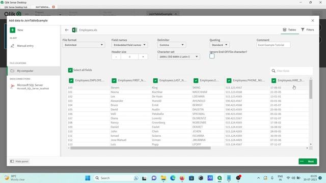 How to load Excel File in Qlik Sense смотреть онлайн