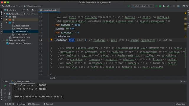 Kotlin en español: tutorial básico 1 смотреть онлайн