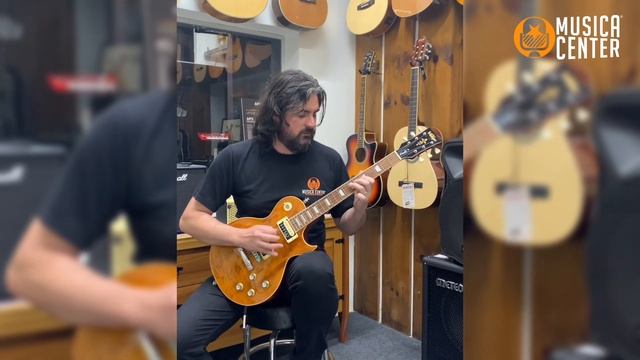 Review Guitarra Les Paul Vintage V100 Amber смотреть онлайн