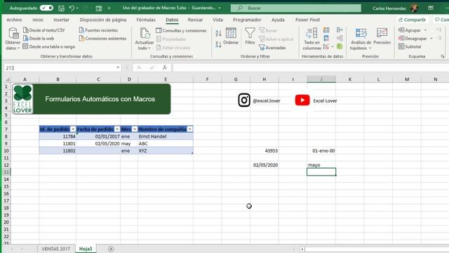 ¿Cómo programar en Excel? | Aprende Macros en 2020 | Lección # 12 El Grabador de Macros 5 смотреть онлайн