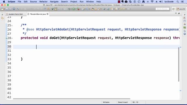 JSP Tutorial #30 - Read HTML Form Data with Servlets - Part 2 смотреть онлайн